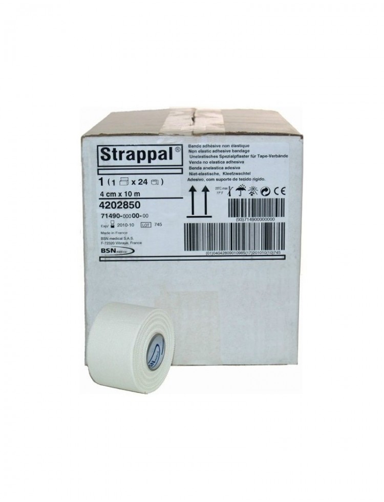 Strappal Tape adhesivo inelástico para vendaje funcional deportivo Strappal Tape adhesivo inelástico para vendaje funcional deportivo