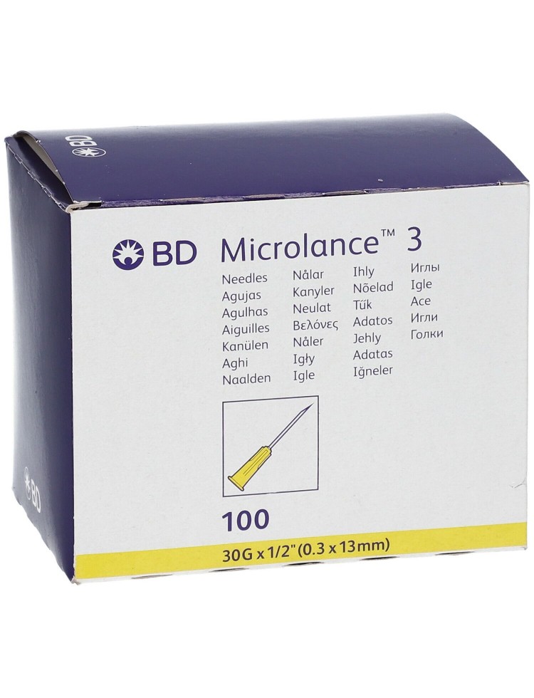 AGUJA MICROLANCE 30 x 13 mm