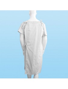 Bata paciente hospital trasera