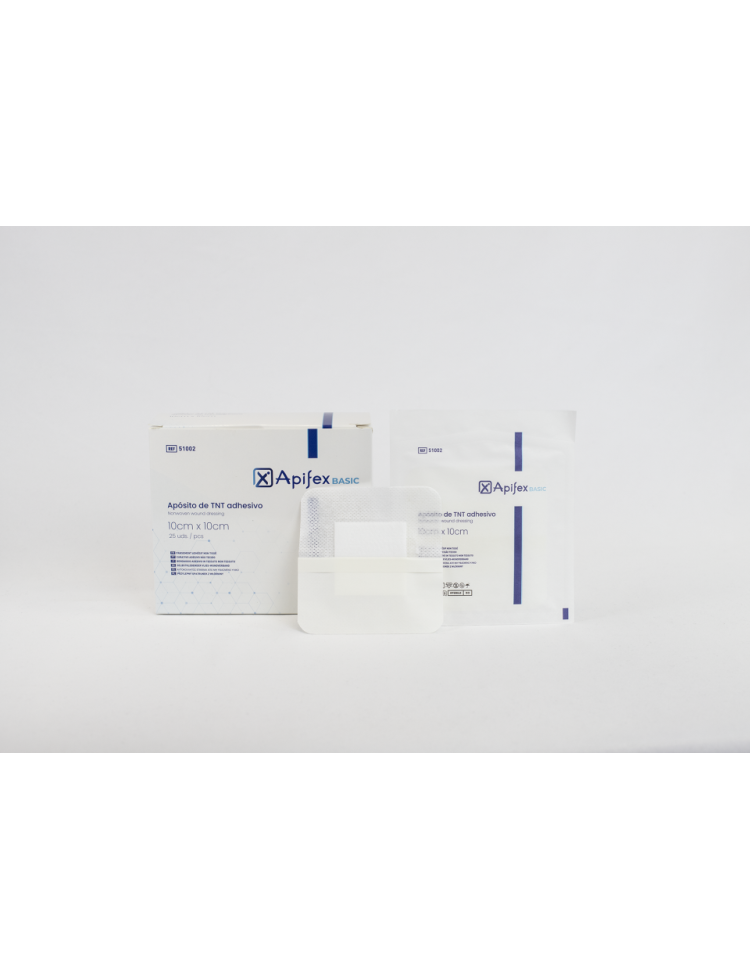 Apósito estéril TNT Apifex BASIC – alta adhesividad, gran absorción, hipoalergénico, sin látex – uso clínico