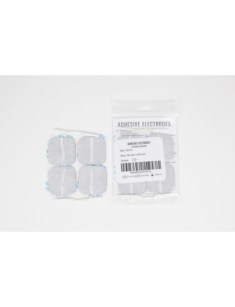 Electrodos adhesivos con gel incorporado 50 x 50