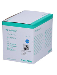 Aguja Sterican 0,60 x 25 mm 23G x 1"