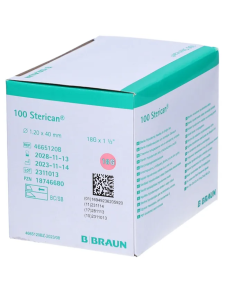 Aguja Sterican 18G 1,20 × 40 mm B.Braun caja 100 unidades