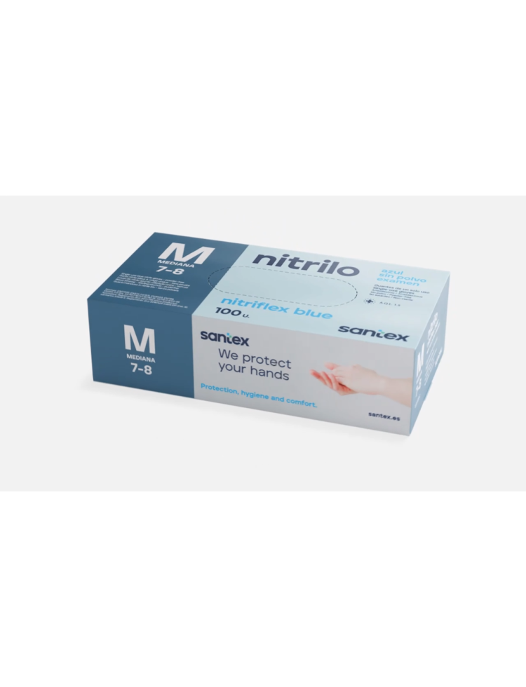 GUANTES NITRILO SANTEX S.P. 3,5 Gr