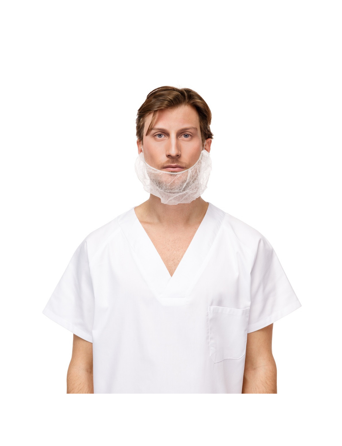 cubre barbas polipropileno blanco