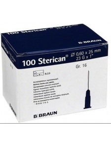 Aguja  Sterican  0,60 x 25 mm, 23G x 1"